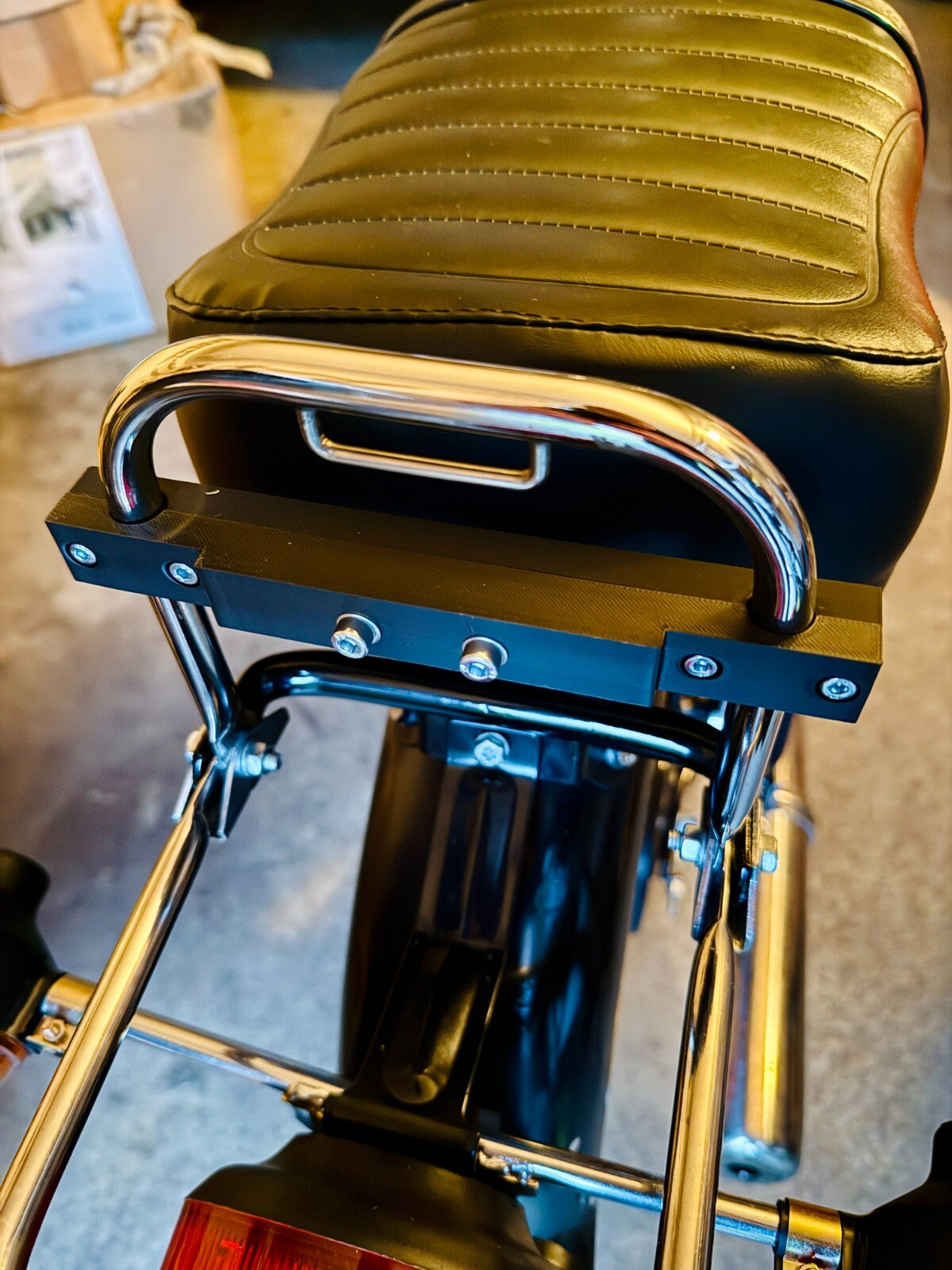 Nummernschild / Kennzeichen -halter für Simson S51 /S50/Enduro - schwarz