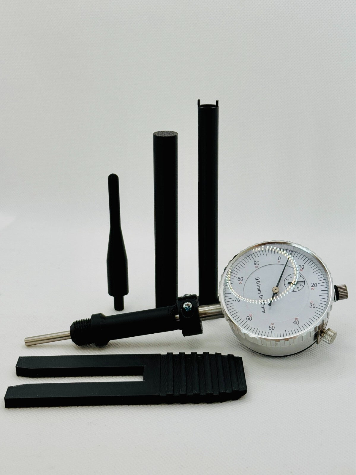 Simson Werkzeug-Set – Messuhrhalter M14, Kolbengabel, Führungsdorn Ø12 mm & Getr
