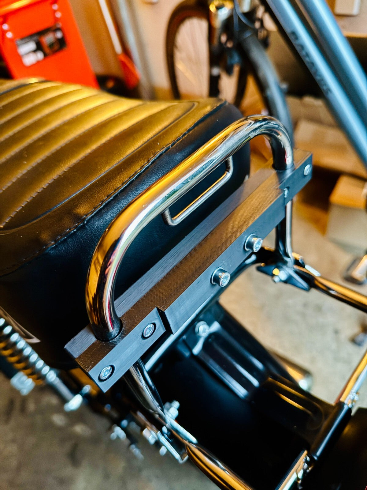 Nummernschild / Kennzeichen -halter für Simson S51 /S50/Enduro - schwarz
