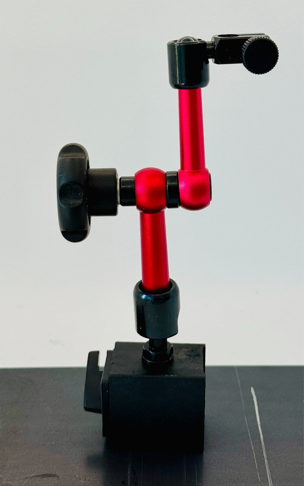 Magnetstativ mit Messuhr | Messuhrhalter magnetisch | für 8 mm & 10 mm Schaft