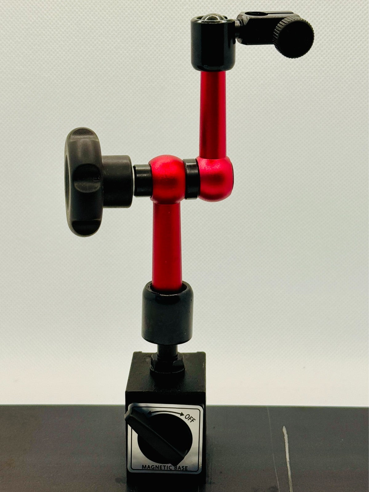 Magnetstativ mit Messuhr | Messuhrhalter magnetisch | für 8 mm & 10 mm Schaft